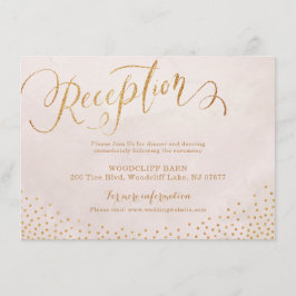 Kort för mottagande för calligraphy för Glamrodnad