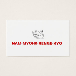Kort för NAM--MYOHO-RENGE-KYOmöteinbjudan