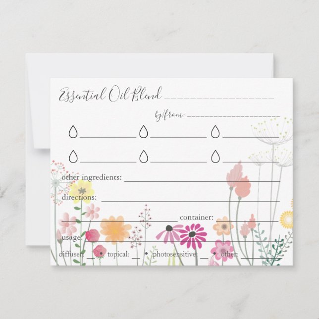 Kort för nödvändiga riktningar för oljeblandningar (Framsida)