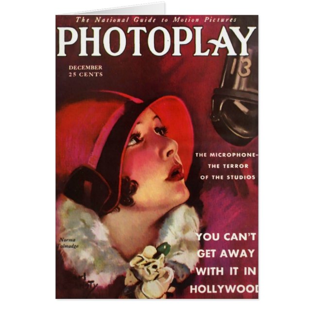 Kort för Norma Talmadge tyst skärmaktris (Framsidan)