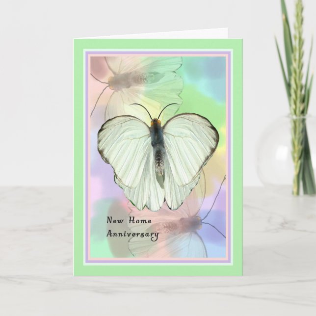 Kort för nytt hem, ett år (Framsida)