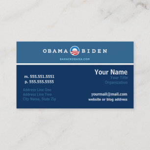 Kort för Obama kampanjnätverkande