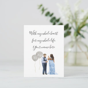 Kort för omringat Bröllop-hölje