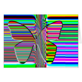 Kort för OP KONST för fjäril