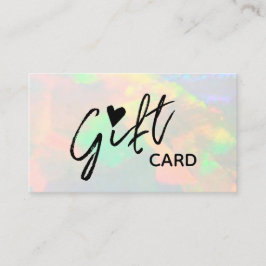 kort för öppet presentkort