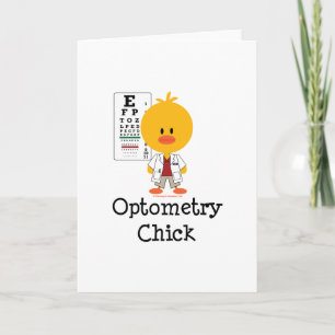 Kort för Optometrychickhälsning
