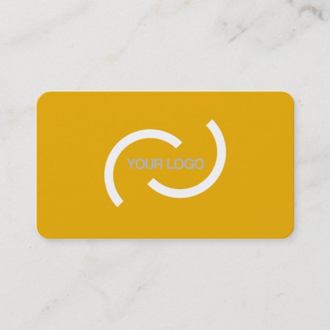 Kort för orange av Elegant. Anpassa med din egen l (Framsida)