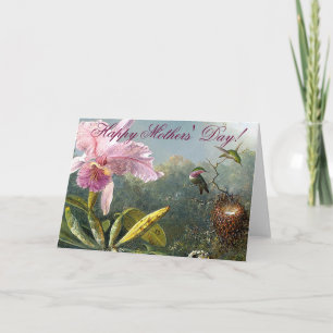 Kort för OrchidHummingbirdsmors dag