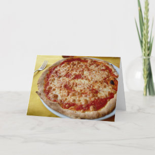 Kort för ostpizza-hälsning