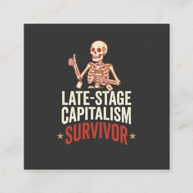 Kort för överlevare av senkapitalism (Framsida)