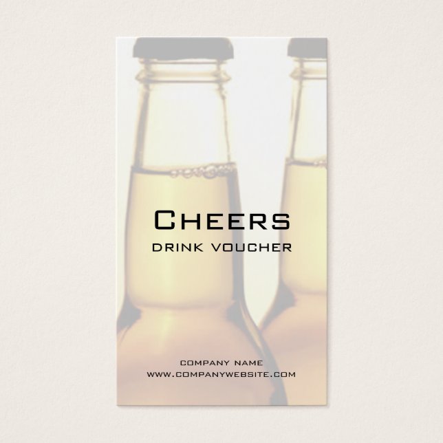 Kort för påfyllnads- eller bryggeridrickskuponger (Framsidan)