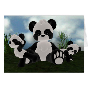 Kort för PandaBearz soligt dag