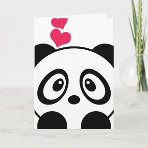 Kort för Pandakärlekhälsning
