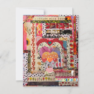 Kort för Papper konsthjärthälsning