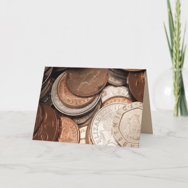 Kort för penninghälsning (Framsida)