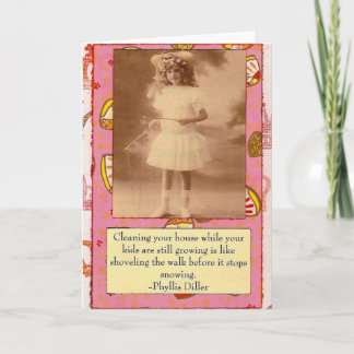 Kort för Phyllis Diller citationsteckenCollage