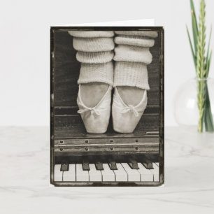Kort för pianobalettduett