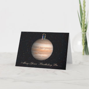 Kort för planetJupiter födelsedag