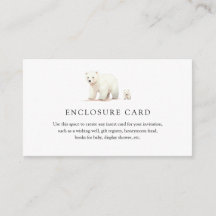 Kort för polar Bear Mamma och Unge djurutrymme