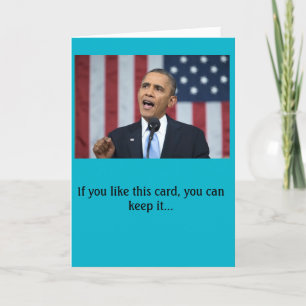 Kort för presidentObama födelsedag