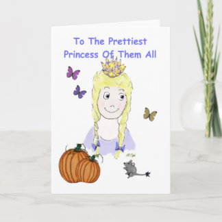 Kort för Princessfödelsedaghälsning