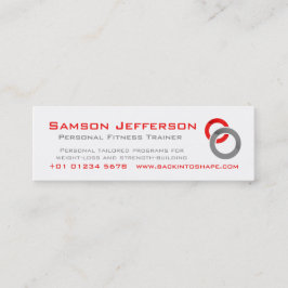 Kort för promo för affär för personlig