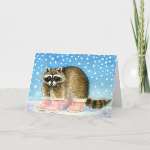 Kort för Raccoon'sSnow daghälsning