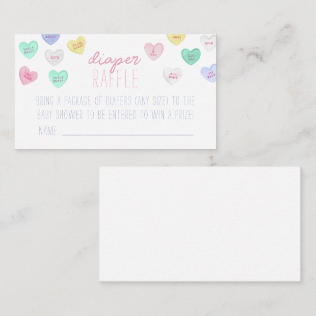 Kort för raffelkort (Fram/baksida)