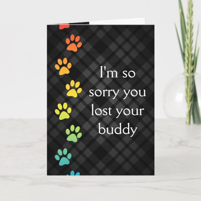 kort för rainbow tassar-symptom på förlust av säll (Framsida)