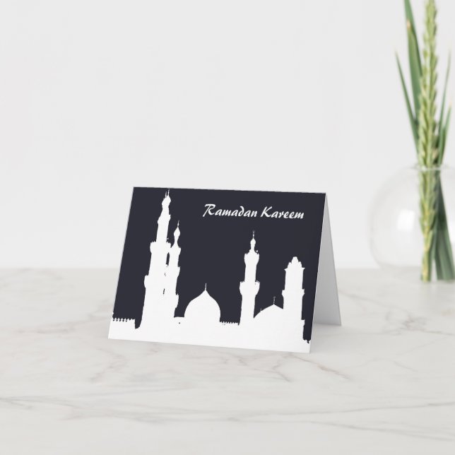 Kort för Ramadan moskésvart (Framsida)