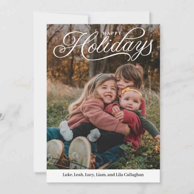 Kort för redigerbart Färg-Glad helg med överkant (Framsida)