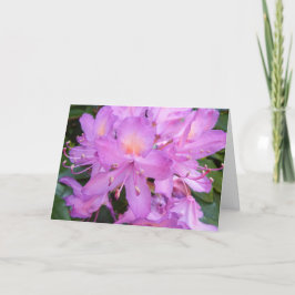 Kort för Rhododendronblommafödelsedag