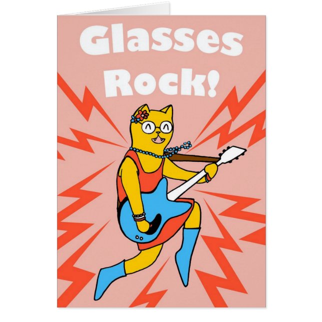 Kort för Rockin exponeringsglaskatt (Framsidan)