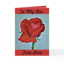 Kort för röd rosvalentinhälsning