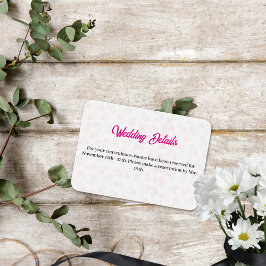 Kort för rosa av blommigt