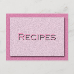 Kort för Rosa Recept