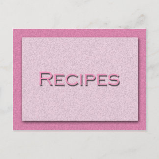 Kort för Rosa Recept