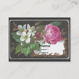 Kort för rosa rosVictorianhandel