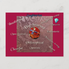 Kort för Sagittariuskänneteckenzodiac