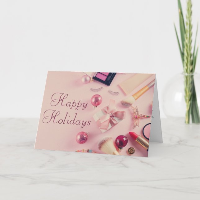 Kort för salon eller spa jul/Helgdag (Framsida)