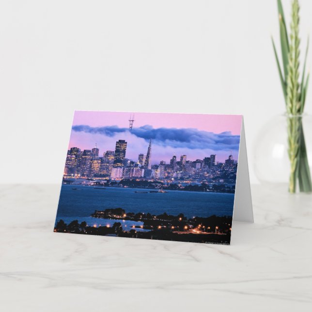 Kort för San Francisco horisonthälsning (Framsida)