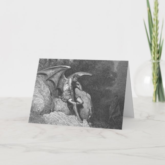 Kort för Satan tänkande vinterSolstice (Framsida)