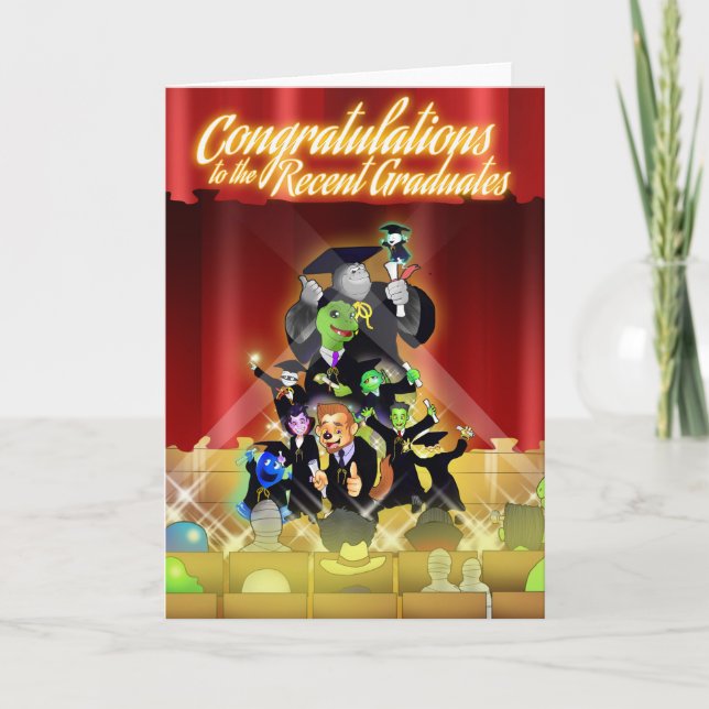 Kort för senaste grattis Student (inget år) (Framsida)