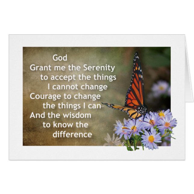 kort för serenitybönhälsning 17r (Framsidan Horizontal)