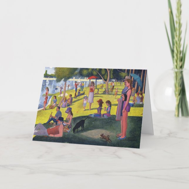 Kort för Seurat parodihälsning (Framsida)