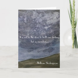 Kort för shakespeare-offerthälsning