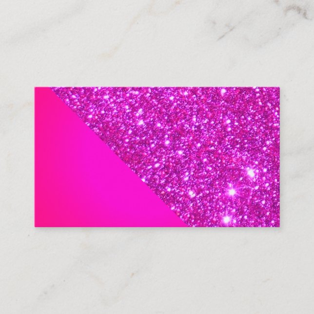 Kort för shock rosa- och gnistraglitteraffärer 3a (Framsida)