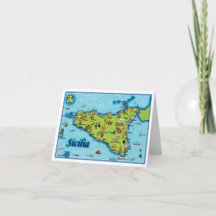 Kort för Sicilia kartahälsning