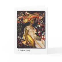 Kort för sidadi Svamp Tarot hälsning