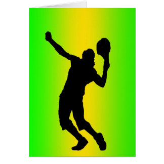 kort för silhouettegröntserve